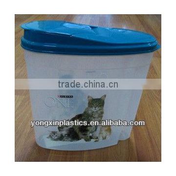 plastic pet food container.pet food bin