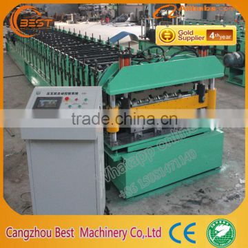 China Roofing Sheet Making Roll Forming Building Machine