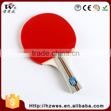 Eco-Friendly Professional OEM One Piece Colorful Handle Table Tennis Rackets Brands
