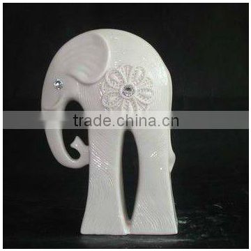 hot sale ceramic elephant statues for home decoration