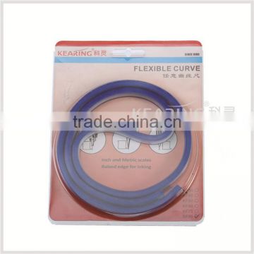 Kearing brand 90cm flexible curve ruler, 36'' flexible design rulers for curve line drawing, for sewing market #KF90