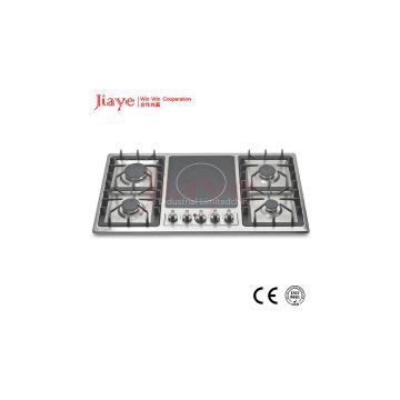 Electric+gas hob, gas and electric cooker appliance
