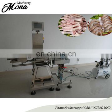 Widely exported Weight Grading Machine for chicken feet paws with low price
