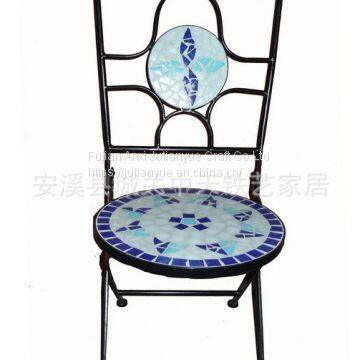 metal outdoor folding table coffer table round table