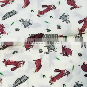 animal printed clothes fabric in T90/C10 fabric for home textile