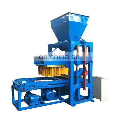 Automatic fly ash hollow concrete interlocking block brick maker making machine for sale