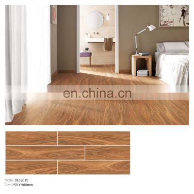 2020 House 150x900mm Wooden Grain Effect Floor Tiles for Living Room Floor Design