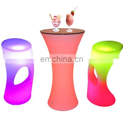 hookah gigante discotheque glow bar furniture sets illuminated led cocktail table