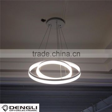 suspended led chandelier for dinning room table hotel apartment