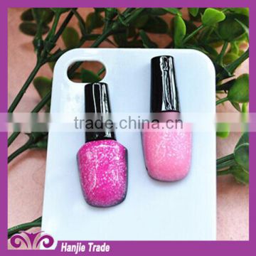 Lovely Nail Polish 43*17mm resin cabochon charm for The Children's Day gift,hair crafts