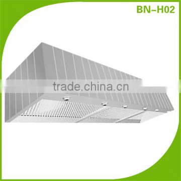 Commercial Stainless Steel Kitchen Hood Systems Island Type BN-H02