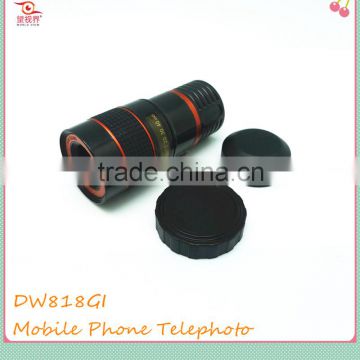 Mobile Phone Telescope Lens 8X Zoom Optical Lens Telescope Long Range Telescope For Camera Mobile Phone