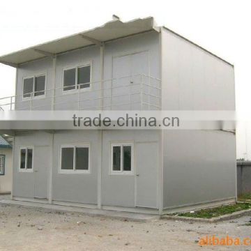 Double storey prefab container house