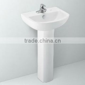 FH281 Washbasin With Half Pedestal Sanitary Ware Ceramic Bathroom Design