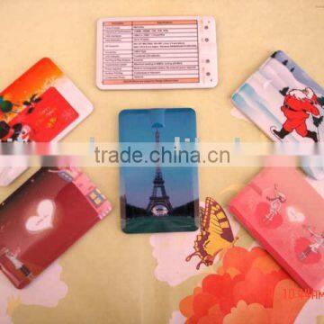 slim card mp3/ cartoon card mp3 player/business card mp3 player TM-22