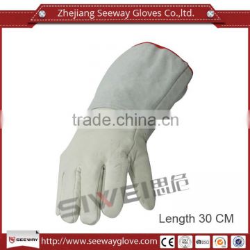 SEEWAY Sheepskin Cow Leather Sewed Shell Cotton Lining Ant freezing Glove Resist Low Temperature