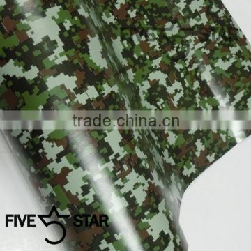 Fashion pvc products reflective camouflage sticker bomb car wrap vinyl