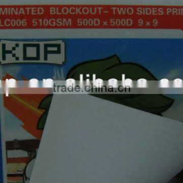 PVC Laminated flex banner--Blockout Two side printable 500D*500D 9*9 510gsm