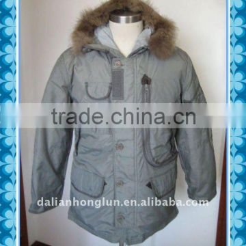 BOMBER JACKET For Man with fake fur