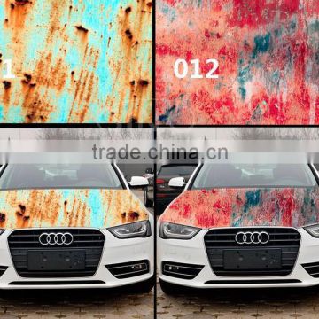 SINO Fashionable Rusty Car Anti-theft Adhesive PVC Film For Car Decorative Protection