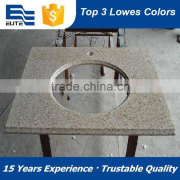 G682 golden peach granite vanity top