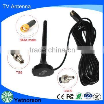 Magnetic base for outdoor digital car TV antenna best car tv antenna with SMA/IEC/F connector