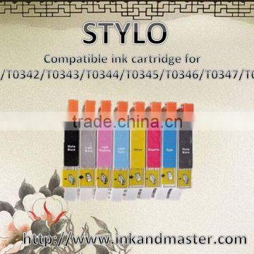 Compatible ink cartridge for T0341/T0342/T0343/T0344/T0345/T0346/T0347/T0348