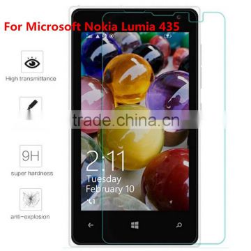 100% NEW 9H CP+ Anti-Explosion Tempered Glass Screen Protector For Microsoft Nokia LUMIA 435