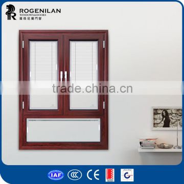 ROGENILAN 568 series top quality heat insulation broken bridge aluminum alloy casement window made in china