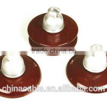 High volatage cap and pin type suspension porcelain insulator