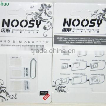 Fashionable hot sale for nano sim card adapter for iphone 5