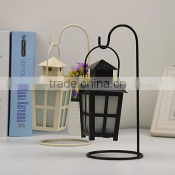 2015 new design retro European-style metal candle holder,hanging wrought iron candlestick