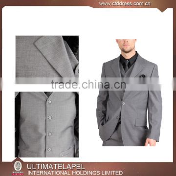 3 piece style grey suits for men slim fit                        
                                                                                Supplier's Choice
