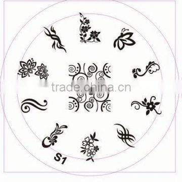 Silicone nail art stamping from binyuan
