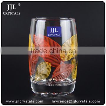 JJL CRYSTAL BLOWED TUMBLER JJL-6901D WATER JUICE MILK TEA DRINKING GLASS HIGH QUALITY