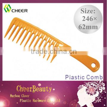 Shampoo comb PC032/hair combs wholesalers /plastic wide tooth hair comb