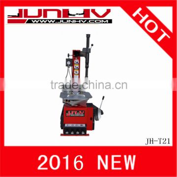 JUNHV Pneumatic Tire Changer With Right Helper Arm, Semi-Automatic Swing Type JH-T21