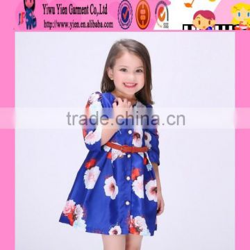 2016 stylish baby girl cheap flower girl dress satin material cheap latest dress designs for flower girls