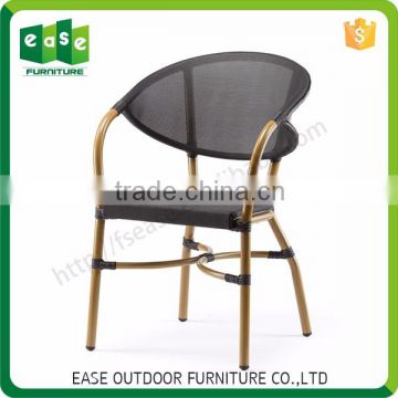 New design wholesale Nice-Looking Non-wood Aluminum wood home dining chair