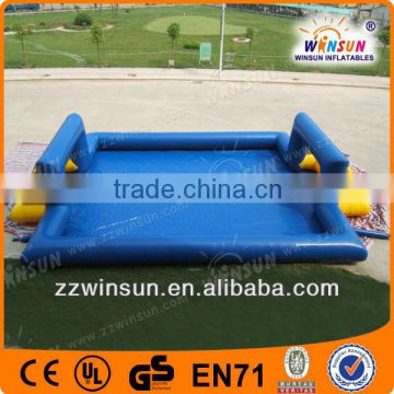 CE approved funny inflatable water football field