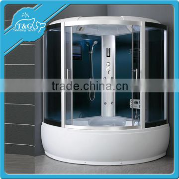 2015 high quality big round acrylic shower cabin