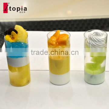 Custom tall promotional plastic dessert cup