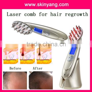2016 new Negative ion girls hair growth comb for 890nm laser for Promote hair growth