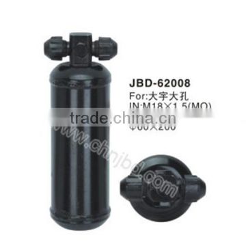 new Low price Small steel cylinder ac parts receiver filters ,stainless steel perforated cylinder filter
