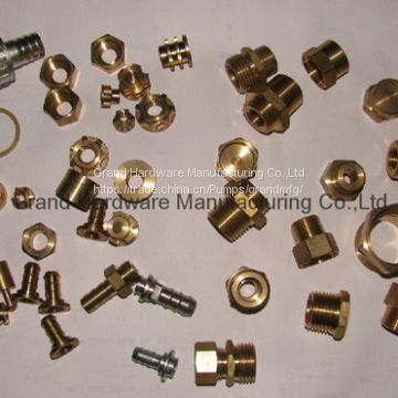 Customized brass machined parts (NPT,BSP,Metric thread)