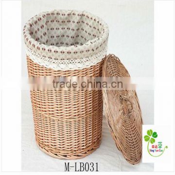 factory supply square wicker laundry basket