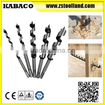 High Carbon Steel Hex Shank Auger Drill Bit for wood drilling