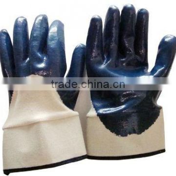 Heavy Duty Safe Cuff Nitrile coated glove
