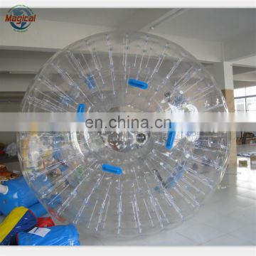 Funny inflatable zorb ball on Land