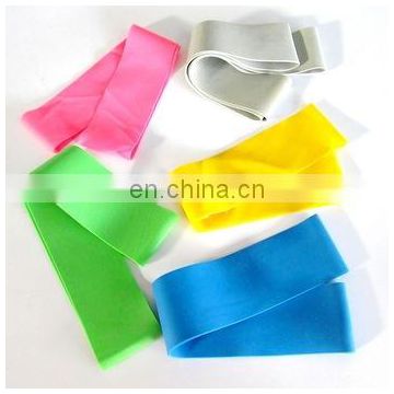 Latex rubber mini stretch fitness resistance loop bands with high quality